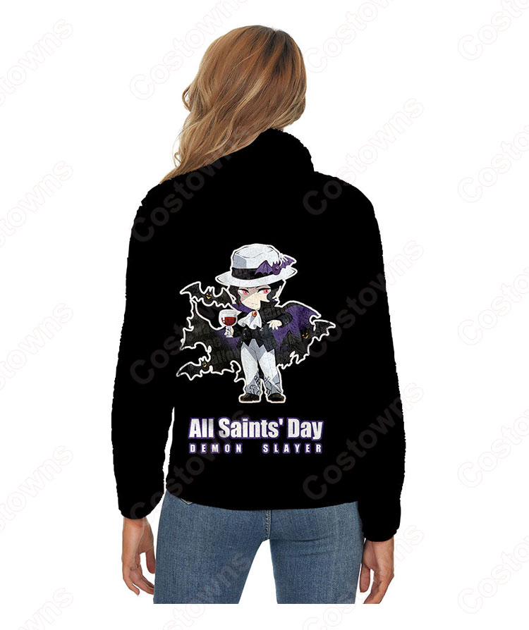 鬼滅の刃 パーカー ジャケット アウター ジッパーコート 鬼滅の刃の登場人物の 仮装 3Dプリント服 長袖 春/秋/冬服-29