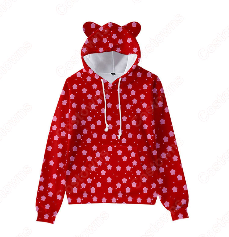 鬼滅の刃の猫(ネコ)耳ポケット パーカー 『鬼滅の刃』の登場人物のラウンジウェア-32