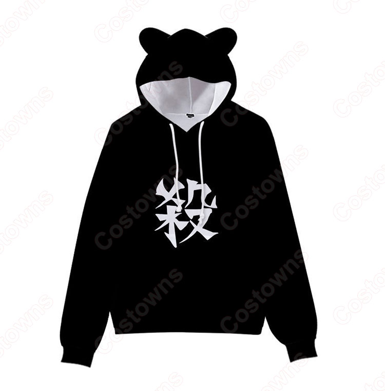 鬼滅の刃の猫(ネコ)耳ポケット パーカー 『鬼滅の刃』の登場人物のラウンジウェア-33