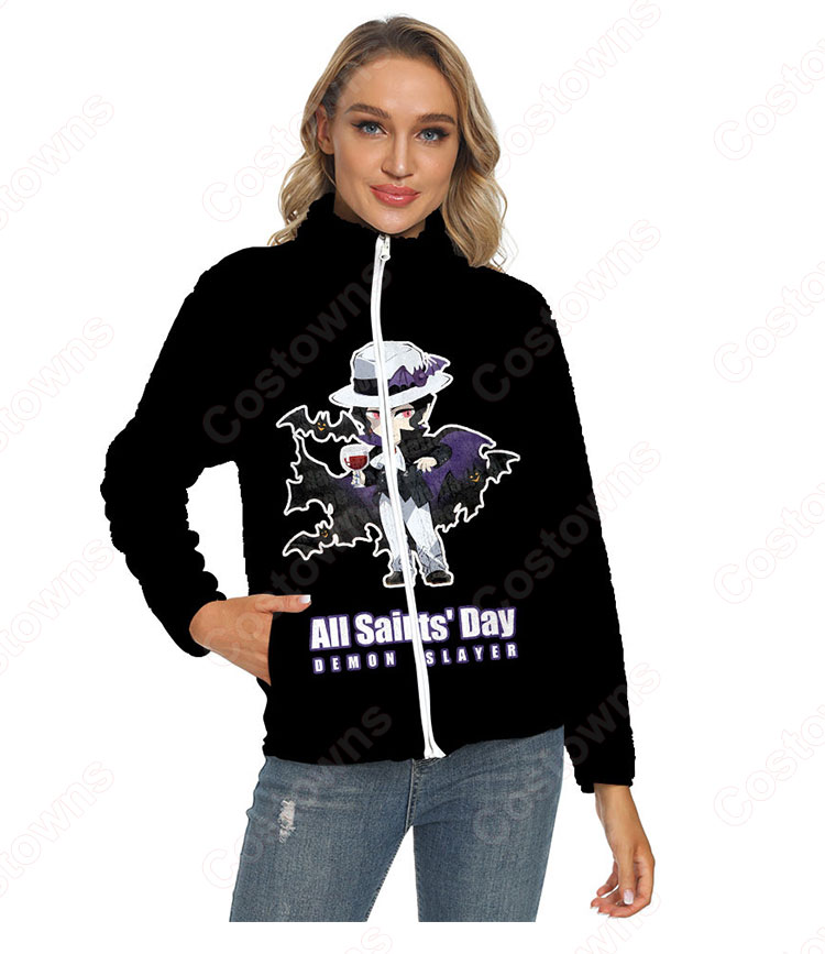 鬼滅の刃 パーカー ジャケット アウター ジッパーコート 鬼滅の刃の登場人物の 仮装 3Dプリント服 長袖 春/秋/冬服-28
