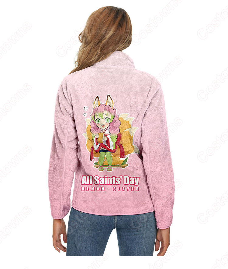 鬼滅の刃 パーカー ジャケット アウター ジッパーコート 鬼滅の刃の登場人物の 仮装 3Dプリント服 長袖 春/秋/冬服-35