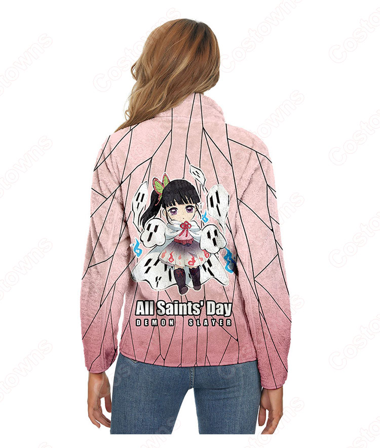 鬼滅の刃 パーカー ジャケット アウター ジッパーコート 鬼滅の刃の登場人物の 仮装 3Dプリント服 長袖 春/秋/冬服-11