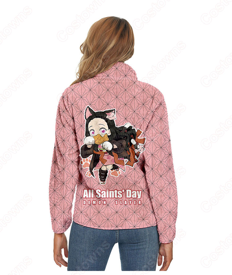 鬼滅の刃 パーカー ジャケット アウター ジッパーコート 鬼滅の刃の登場人物の 仮装 3Dプリント服 長袖 春/秋/冬服-19