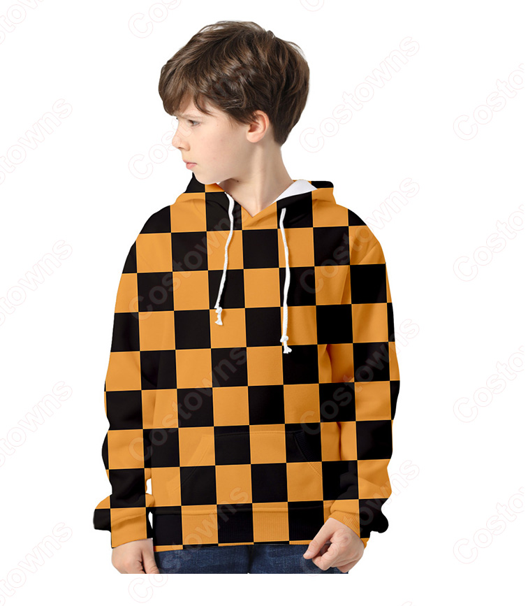 鬼滅の刃 パーカー コート 子供服 キッズの長袖スウェット-19