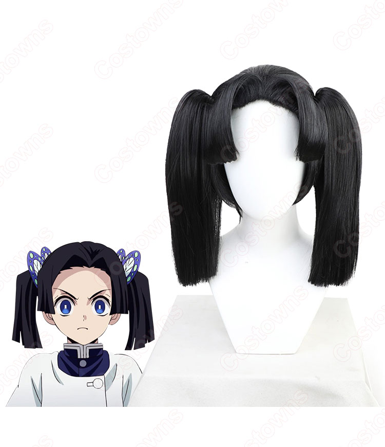神崎アオイ (かんざきあおい) コスプレウィッグ 『鬼滅の刃』の登場人物のかつら-3