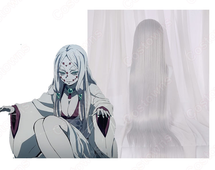 蜘蛛鬼 母蜘蛛 (るいのはは) コスプレ ウィッグ 『鬼滅の刃』の登場人物のかつら-4