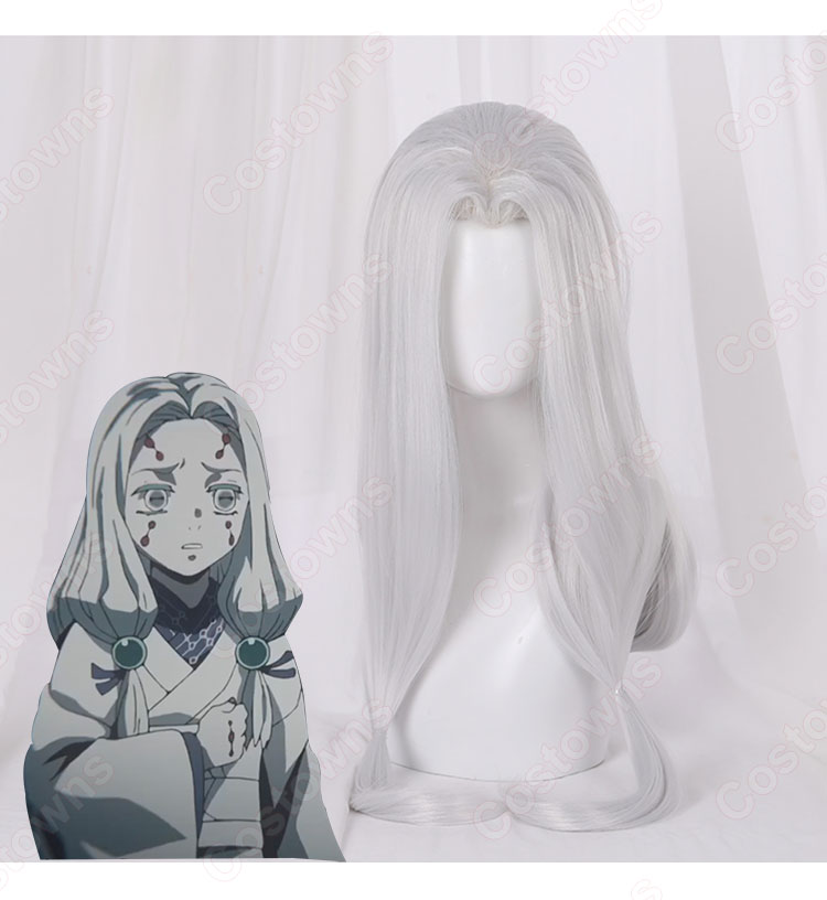 蜘蛛鬼 姉蜘蛛 (るいのあね) コスプレ ウィッグ 『鬼滅の刃』の登場人物のかつら-2
