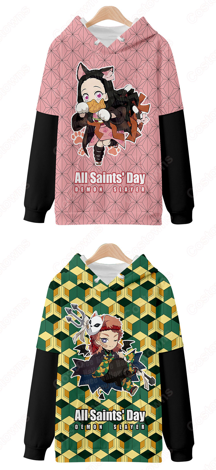 鬼滅の刃 パーカー メンズ(レディース)シャツ パーカー-7