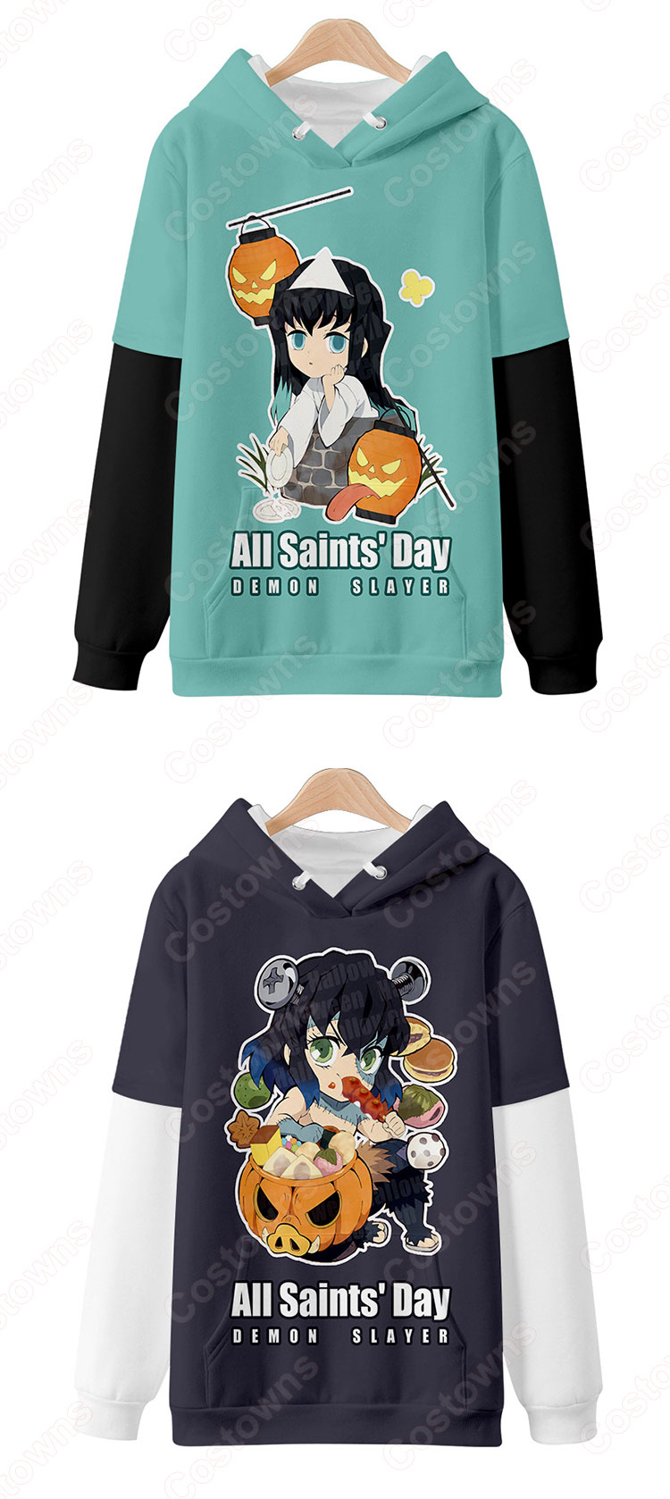 鬼滅の刃 パーカー メンズ(レディース)シャツ パーカー-2