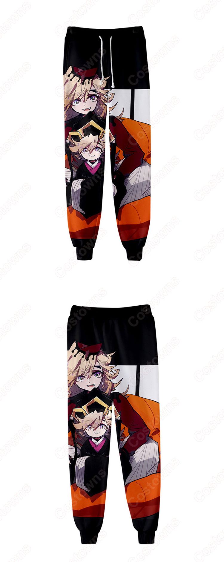 鬼滅の刃 ジョガーパンツ 漫画の風 スウェットパンツ ゆったり ストレッチ カジュアル ズボン 春秋冬着 日常服-4