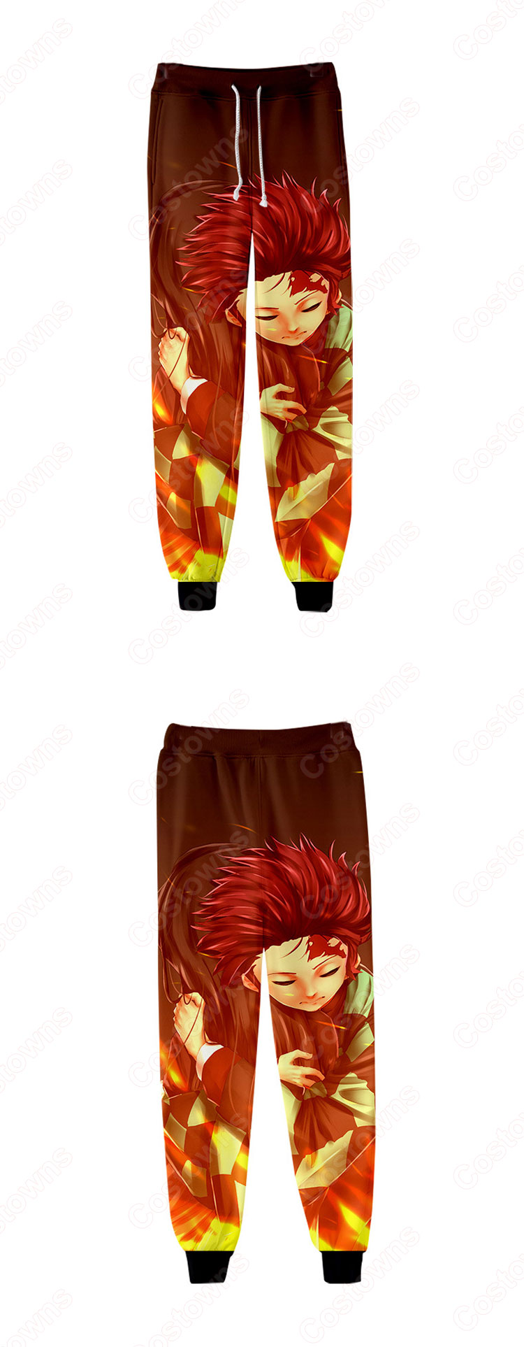 鬼滅の刃 ジョガーパンツ 漫画の風 スウェットパンツ ゆったり ストレッチ カジュアル ズボン 春秋冬着 日常服-8