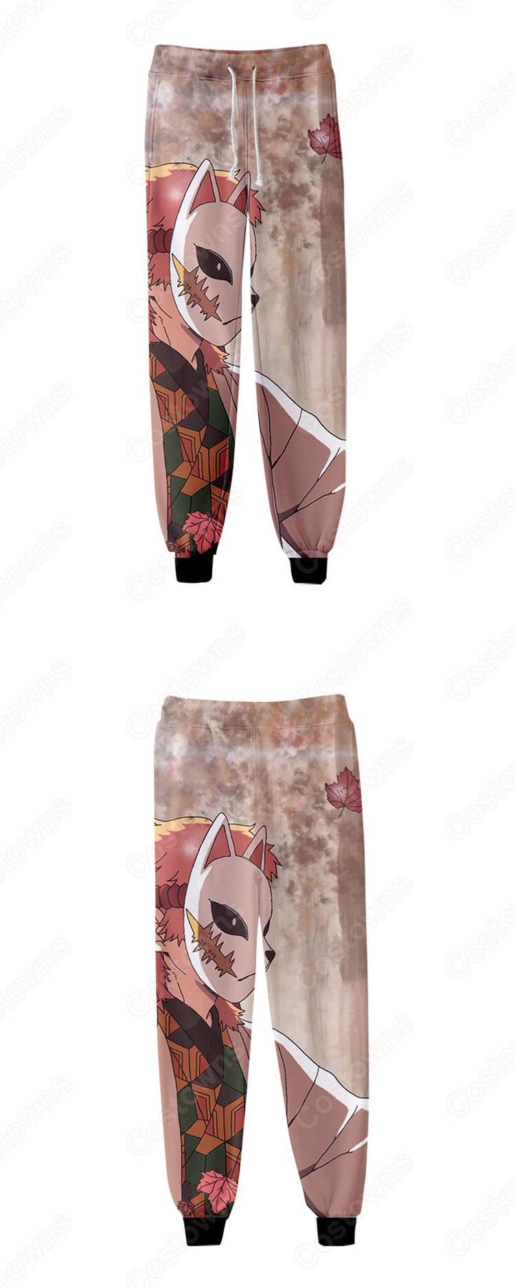 鬼滅の刃 ジョガーパンツ 漫画の風 スウェットパンツ ゆったり ストレッチ カジュアル ズボン 春秋冬着 日常服-6