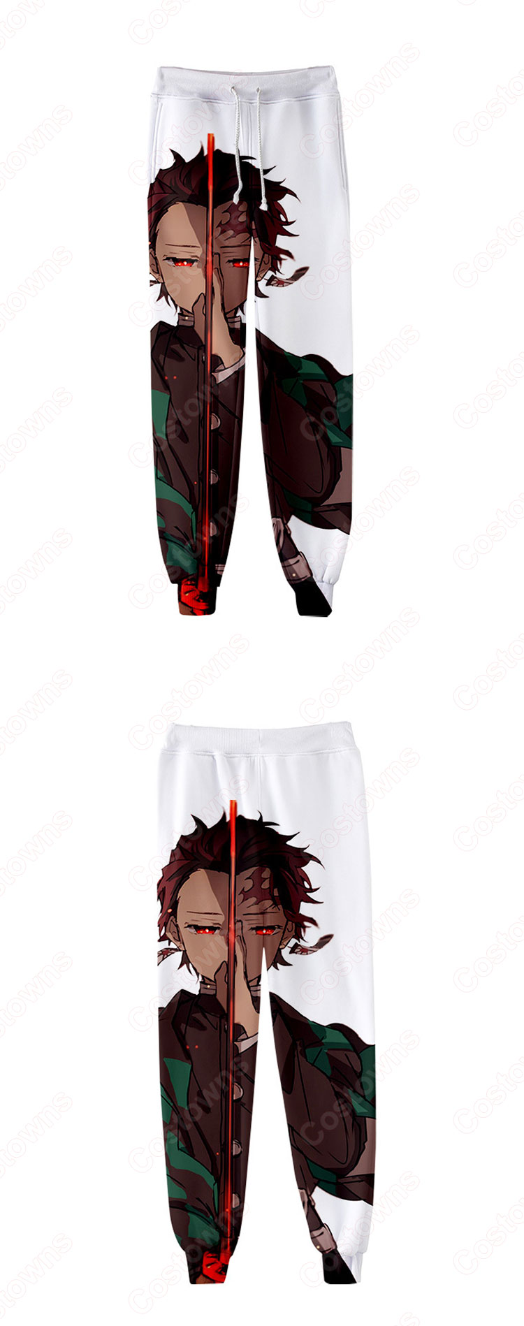 鬼滅の刃 ジョガーパンツ 漫画の風 スウェットパンツ ゆったり ストレッチ カジュアル ズボン 春秋冬着 日常服-12