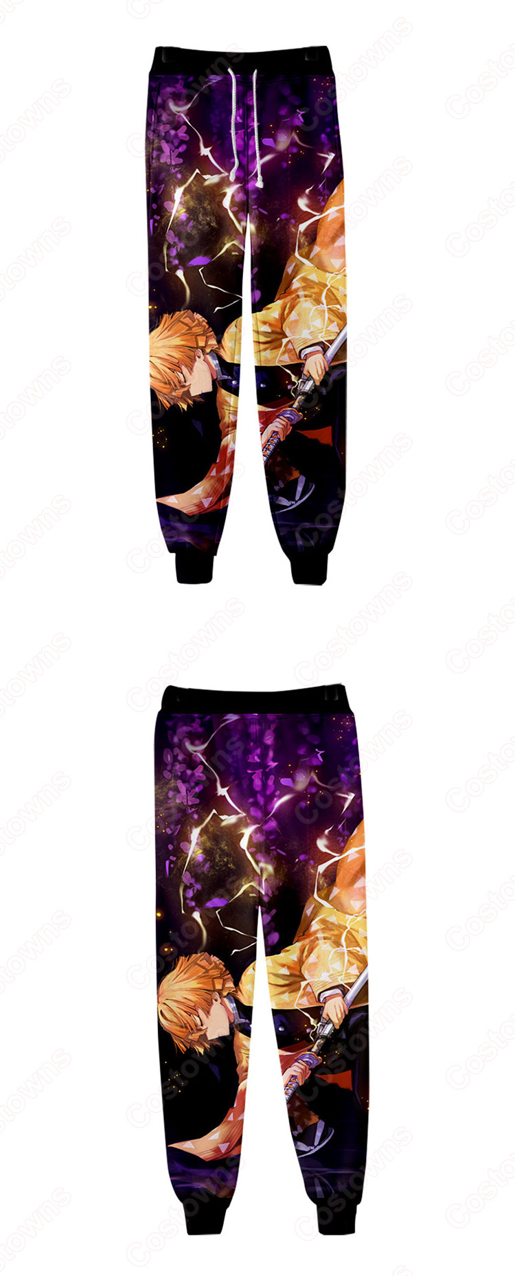 鬼滅の刃 ジョガーパンツ 漫画の風 スウェットパンツ ゆったり ストレッチ カジュアル ズボン 春秋冬着 日常服-2