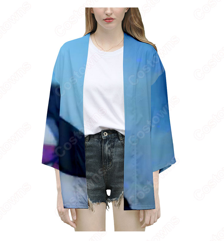 鬼滅の刃（無限列車編） 子供用 羽織 キッズ 春夏秋服 普段着 着物 マント ジャケット-2