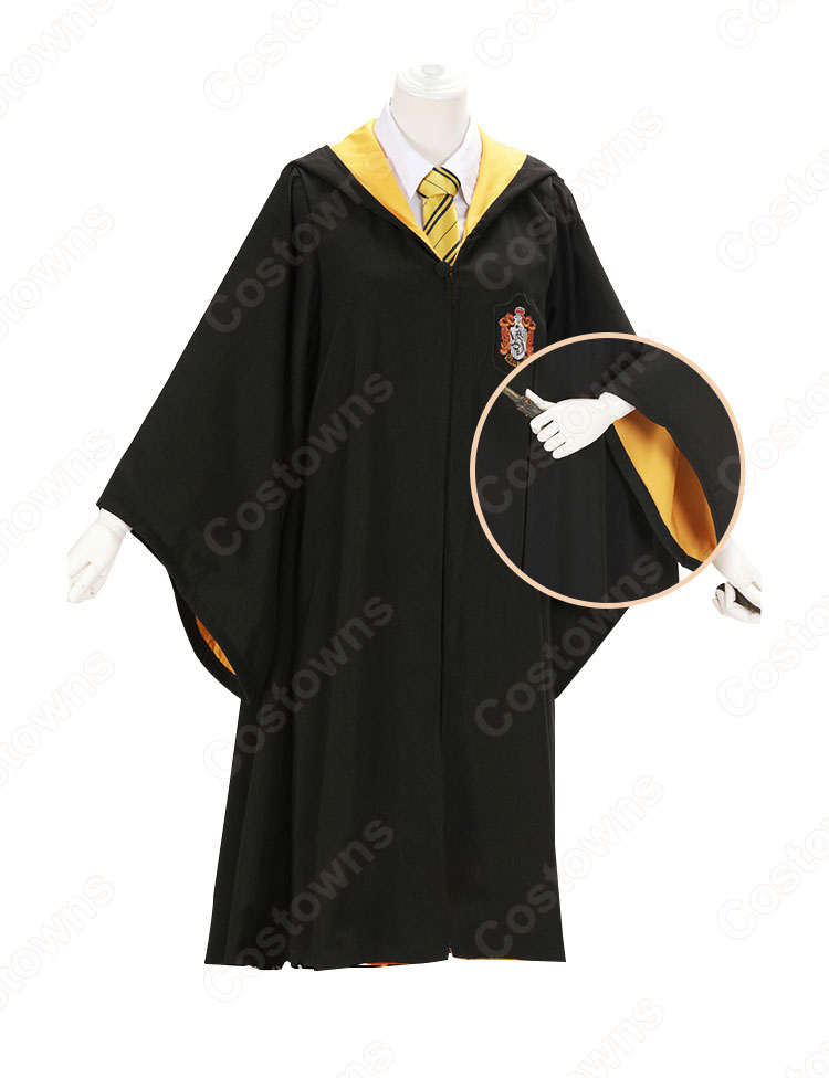 ホグワーツ魔法魔術学校 ローブ スリザリン グリフィンドール レイブンクロー ハッフルパフ コスプレ衣装 『ハリーポッター』变装 コスチューム-5