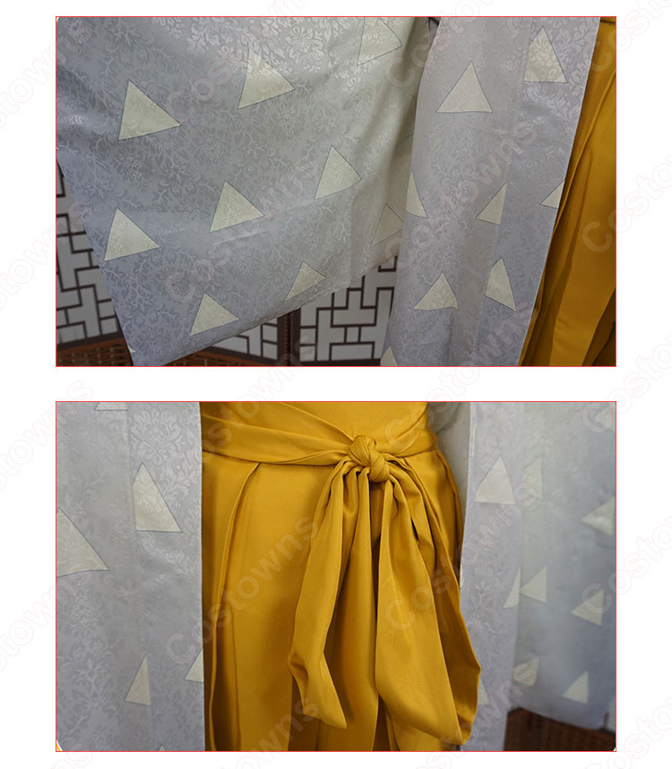 我妻善逸 (あがつまぜんいつ) コスプレ衣装 『鬼滅の刃』鬼殺隊隊服 変装 コスチューム-6