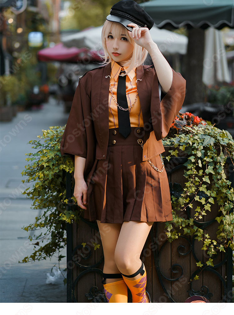 『Fate/Grand Order』沖田 総司(おきた そうじ)コスプレ衣装 レディース 日常服 新品 学園風 コスチューム変装-1