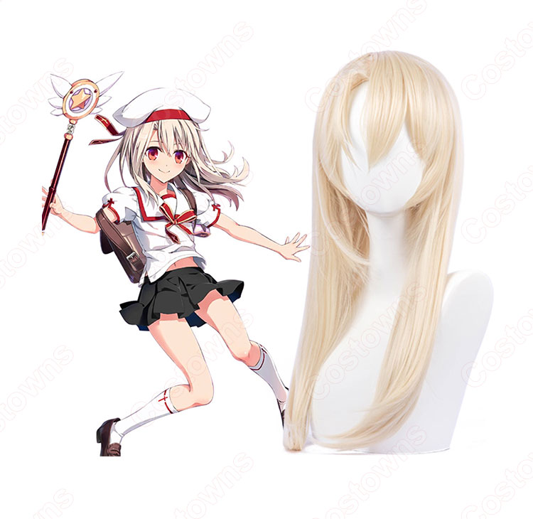 イリヤスフィール·フォン·アインツベルン コスプレ 高品質耐熱 ウィッグ『Fate/stay night』 かつら ウィッグネット付 変装用 専用-3