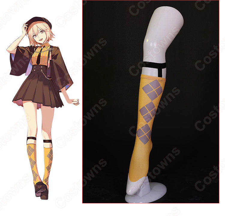 『Fate/Grand Order』沖田 総司(おきた そうじ)コスプレ衣装 レディース 日常服 新品 学園風 コスチューム変装-9