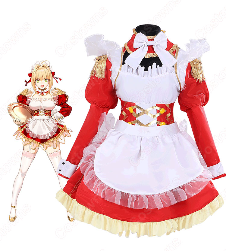 FGO ネロ メイド服 コスプレ衣装 通販 Fate Grand Order 可愛い 変装 - Costowns