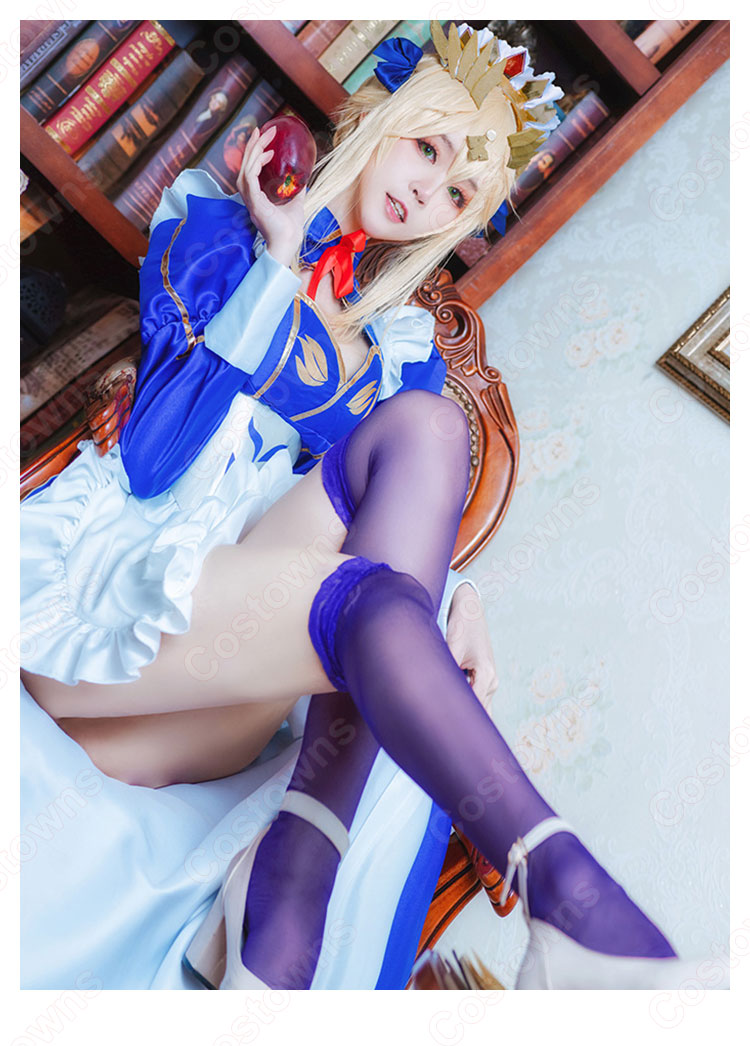 アルトリア Saber コスプレ 高品質耐熱 ウィッグ『Fate/Grand Order』かつら ウィッグネット付 変装用-1