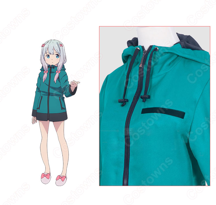 和泉 紗霧(いずみ さぎり) コスプレ衣装『エロマンガ先生』仮装 マウンテンパーカー コスチューム 衣装 男女兼用-6