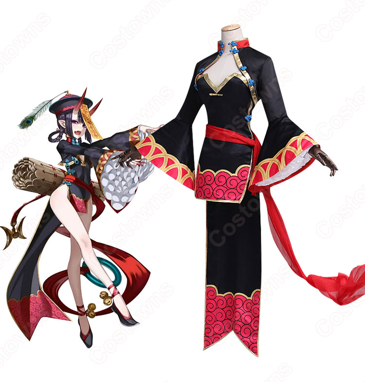 酒呑童子（しゅてんどうじ）コスプレ衣装 『Fate/GrandOrder』ゾンビ娘 パープル cospaly衣装 オーダーメイド-6