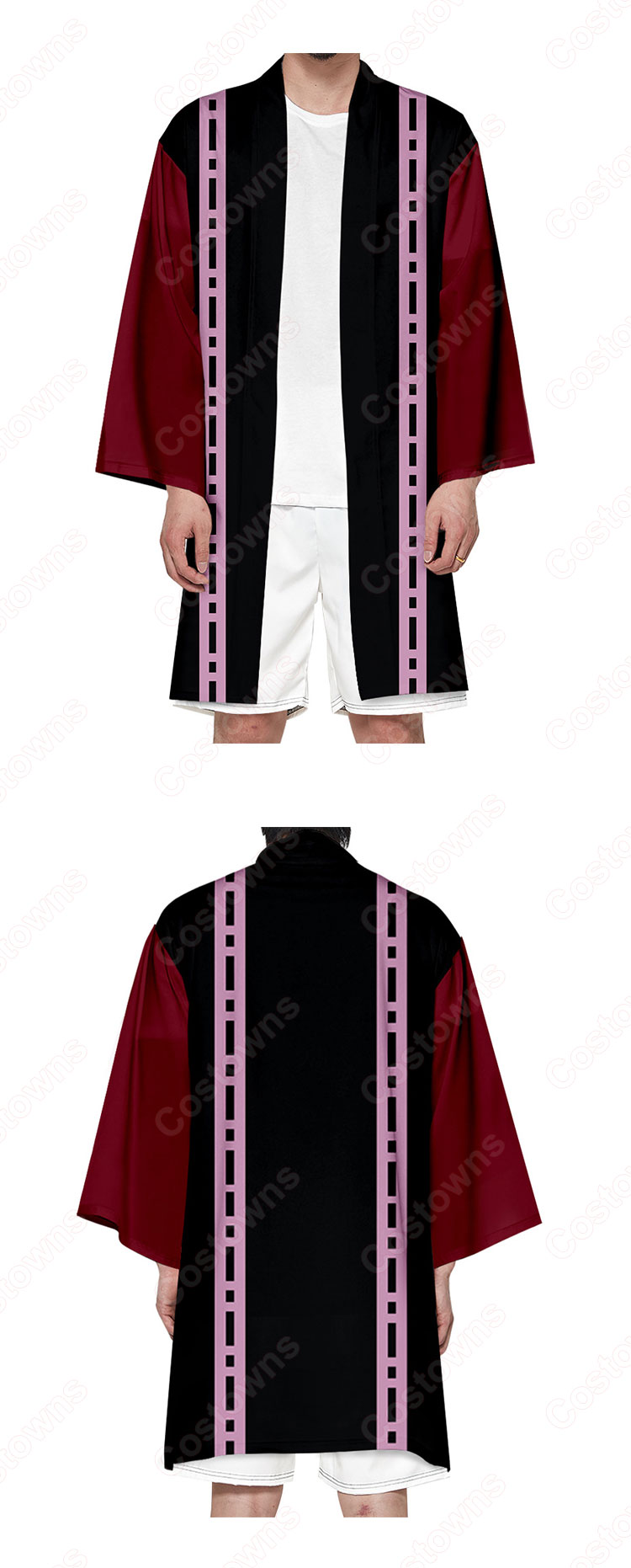 鬼滅の刃 マント ジャケット 長羽織 着物 変装 仮装 和装 プレゼント 祭り仮装 普段着物用 カジュアル-16