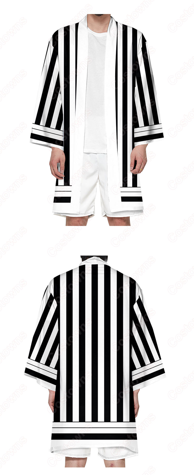 鬼滅の刃 マント ジャケット 長羽織 着物 変装 仮装 和装 プレゼント 祭り仮装 普段着物用 カジュアル-9