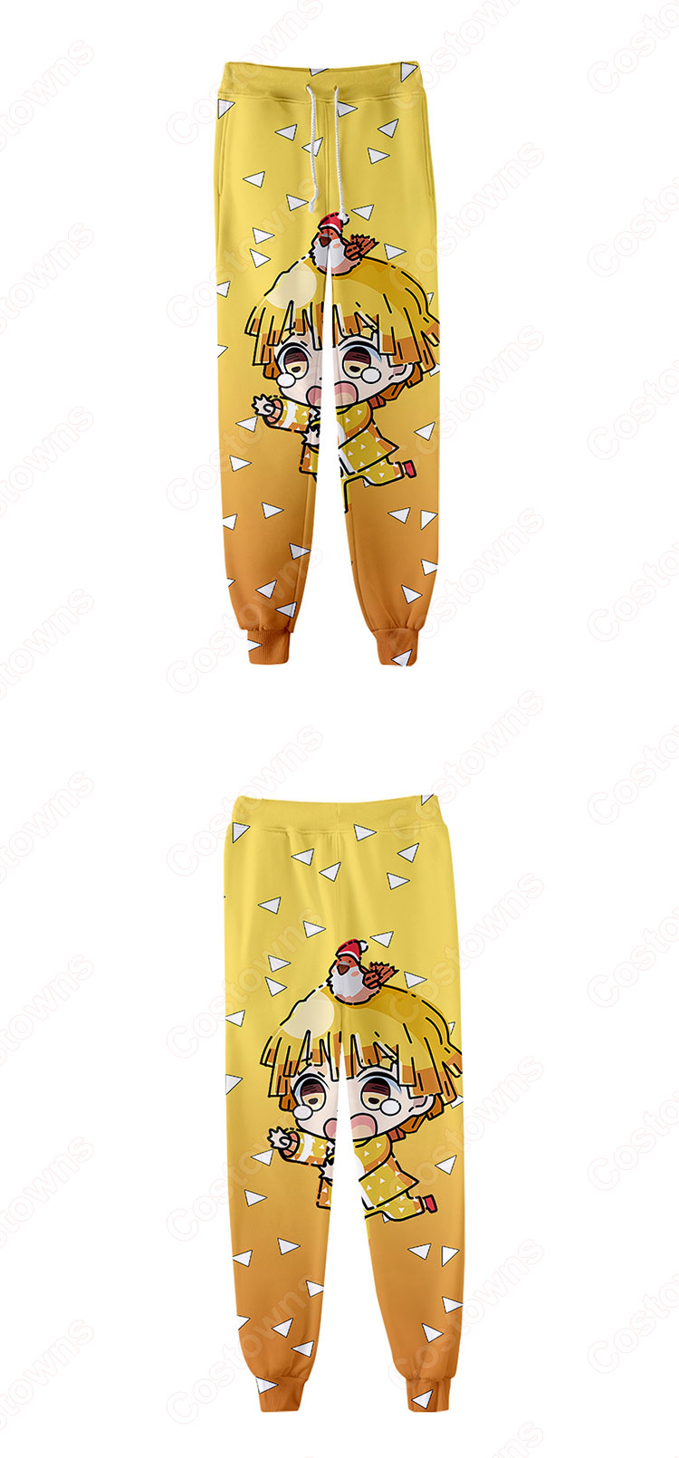 鬼滅の刃 ジョガーパンツ 子供用 大人用 ズボン フィットネス スリムス ウェットパンツ アニメ 漫画 鬼滅の刃 グッズ-2