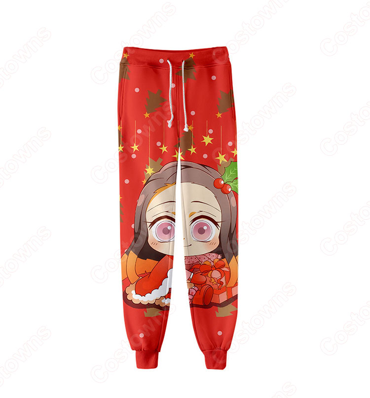 鬼滅の刃 ジョガーパンツ 子供用 大人用 ズボン フィットネス スリムス ウェットパンツ アニメ 漫画 鬼滅の刃 グッズ-9