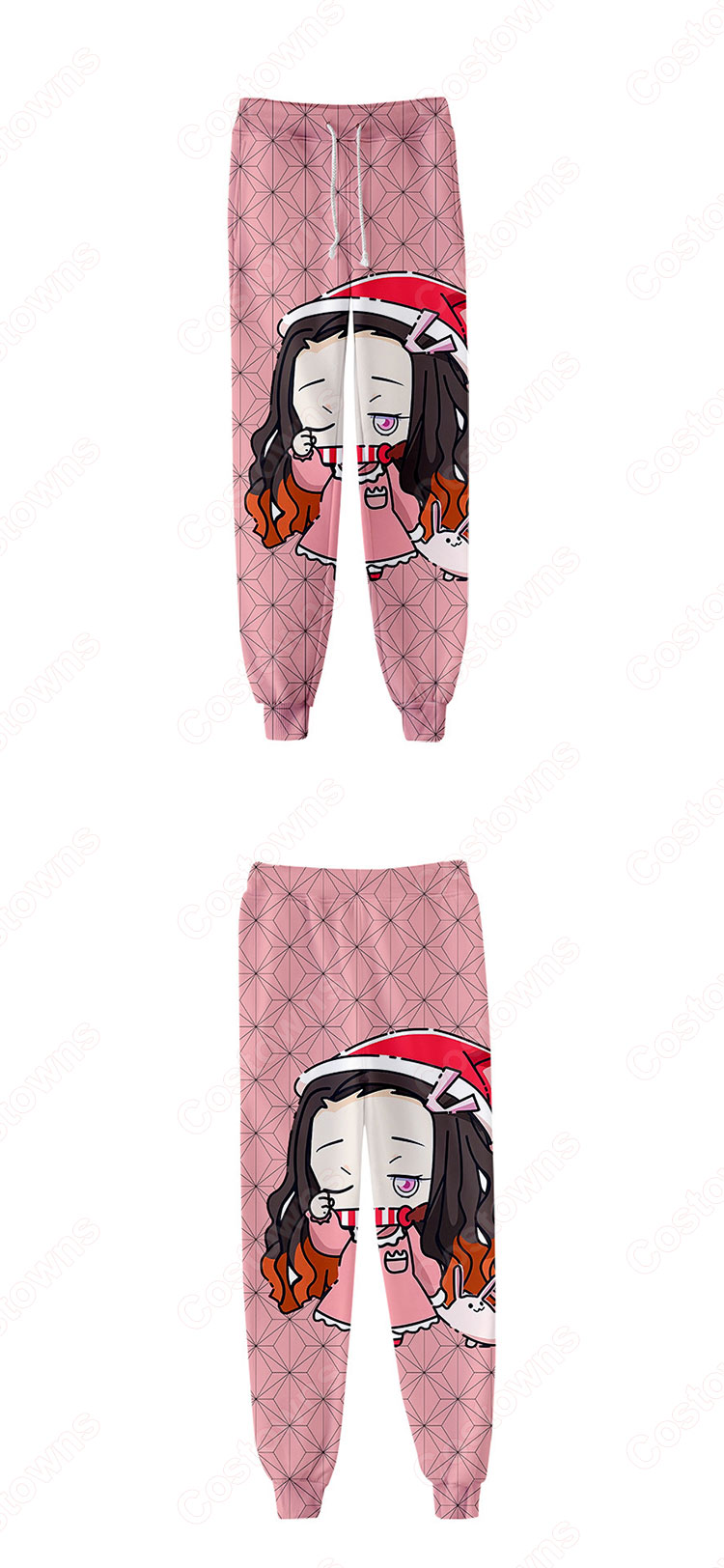 鬼滅の刃 ジョガーパンツ 子供用 大人用 ズボン フィットネス スリムス ウェットパンツ アニメ 漫画 鬼滅の刃 グッズ-3
