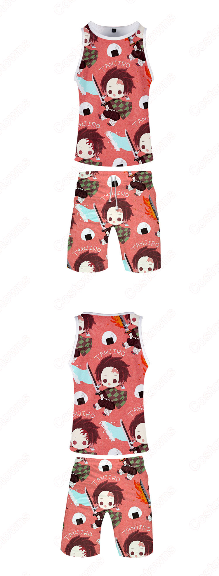 鬼滅の刃 ショート パンツ Tシャツ 2点セット 上下セット 半袖