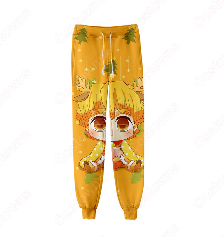 鬼滅の刃 ジョガーパンツ 子供用 大人用 ズボン フィットネス スリムス ウェットパンツ アニメ 漫画 鬼滅の刃 グッズ-7