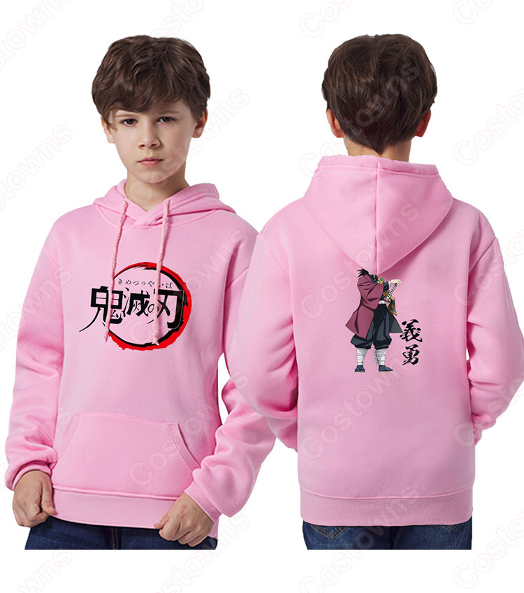 鬼滅の刃 キッズパーカー 子供服 長袖 男の子 女の子 フード付き スウェット 3Dプリント 誕生日 プレゼント 春秋冬服-13