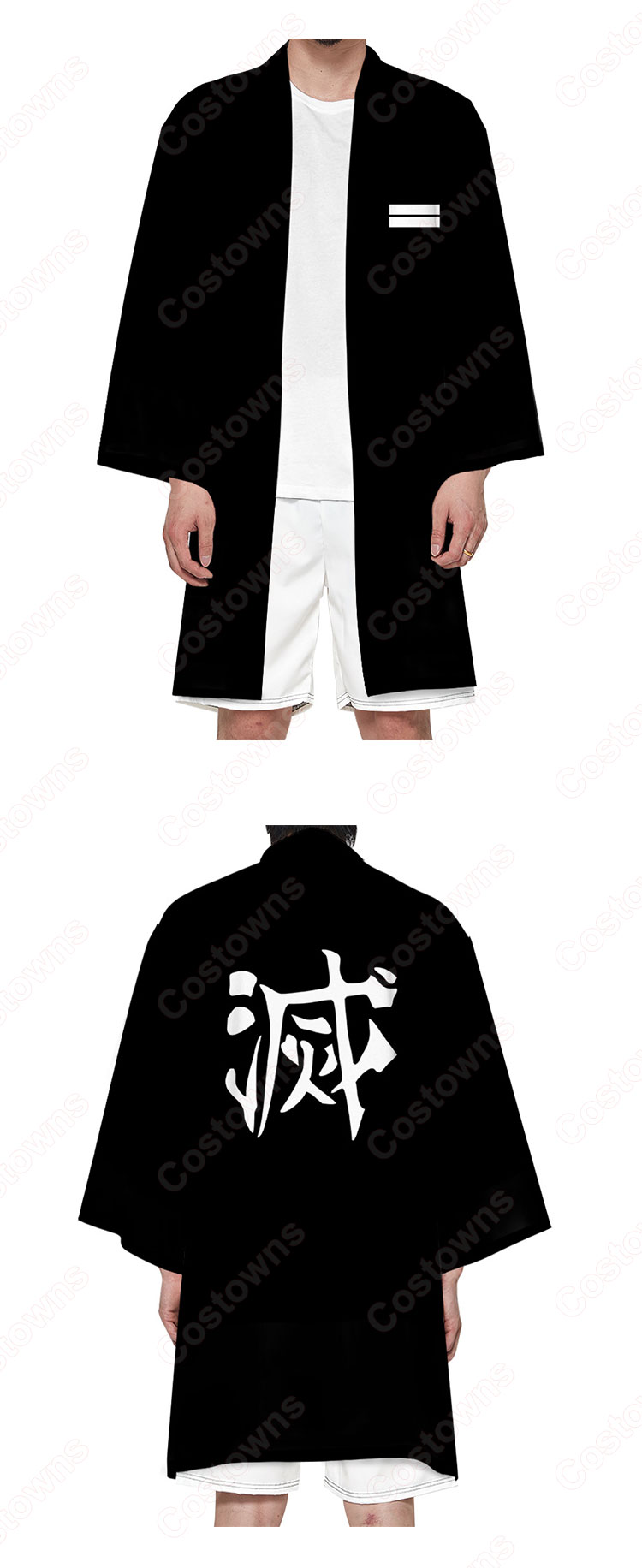 鬼滅の刃 マント ジャケット 長羽織 着物 変装 仮装 和装 プレゼント 祭り仮装 普段着物用 カジュアル-13