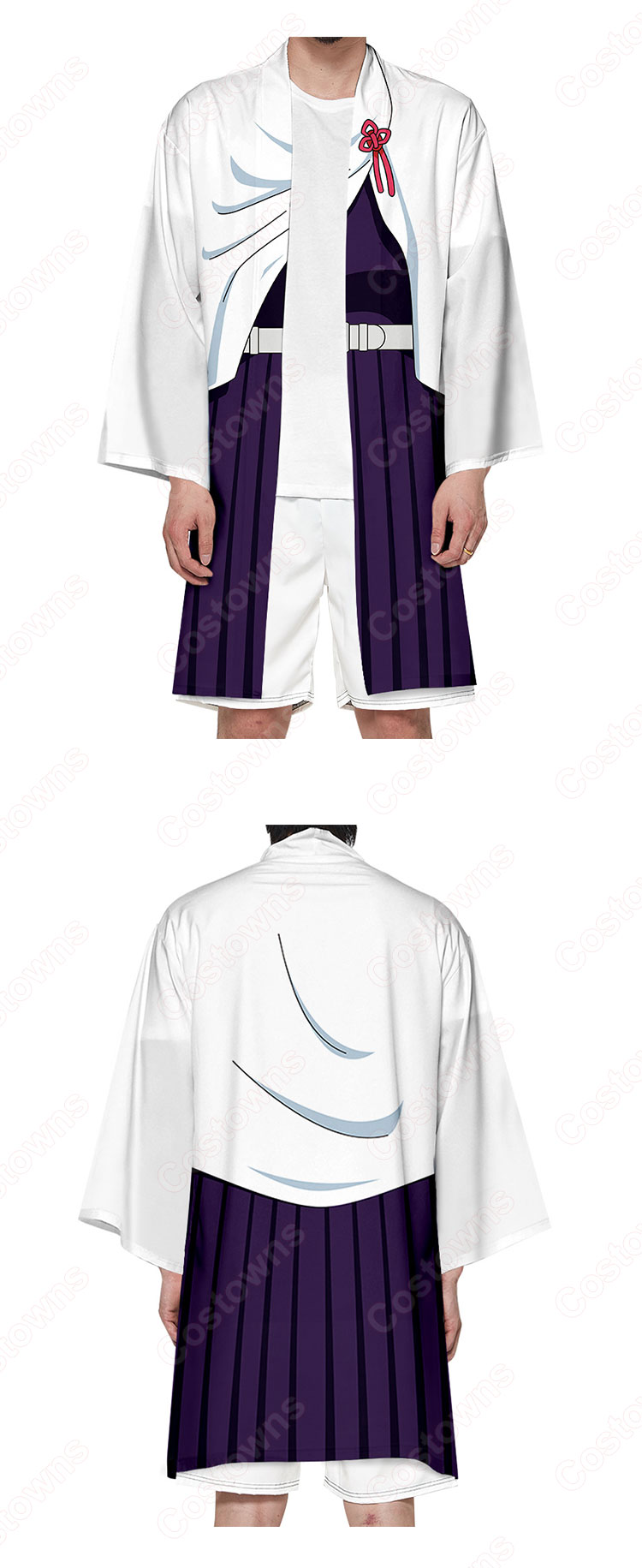 鬼滅の刃 マント ジャケット 長羽織 着物 変装 仮装 和装 プレゼント 祭り仮装 普段着物用 カジュアル-21