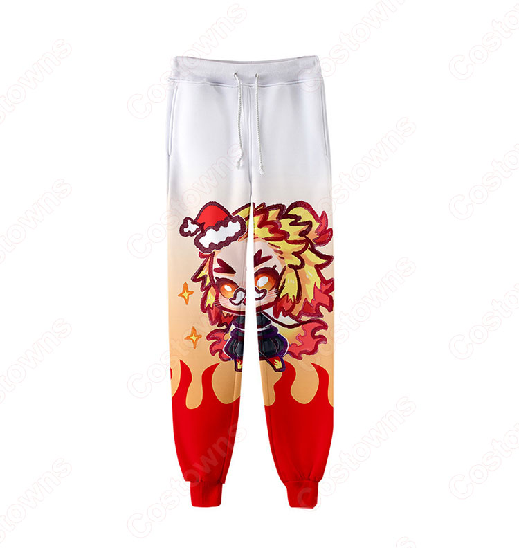 鬼滅の刃 ジョガーパンツ 子供用 大人用 ズボン フィットネス スリムス ウェットパンツ アニメ 漫画 鬼滅の刃 グッズ-10