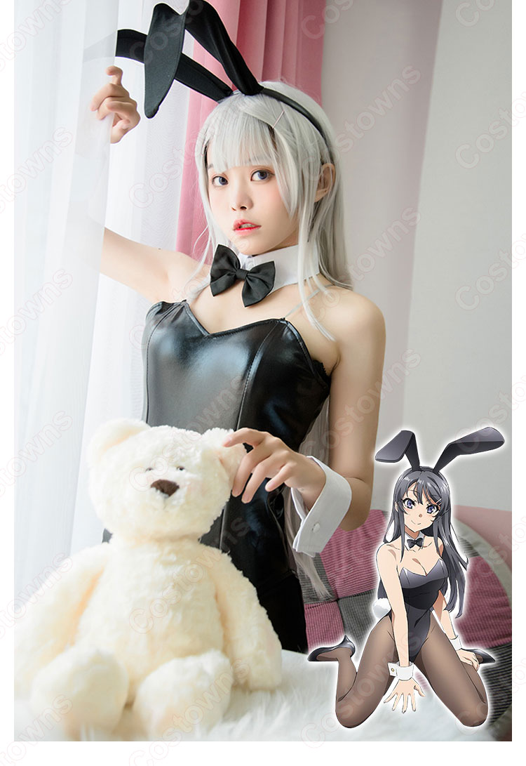 桜島麻衣（さくらじままい）コスプレ かつら ウィッグネット付