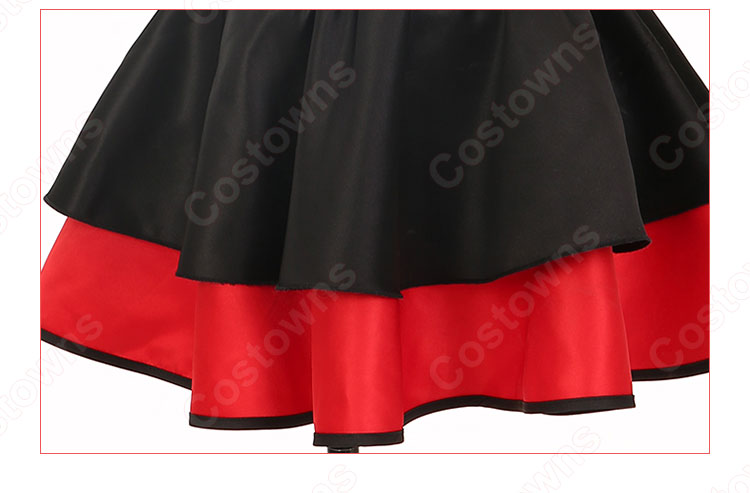 時崎狂三(ときさきくるみ) コスプレ衣装 『デート・ア・ライブ』黒猫 フィギュア服 ブラック セクシー 可愛い コスプレ用衣装-8