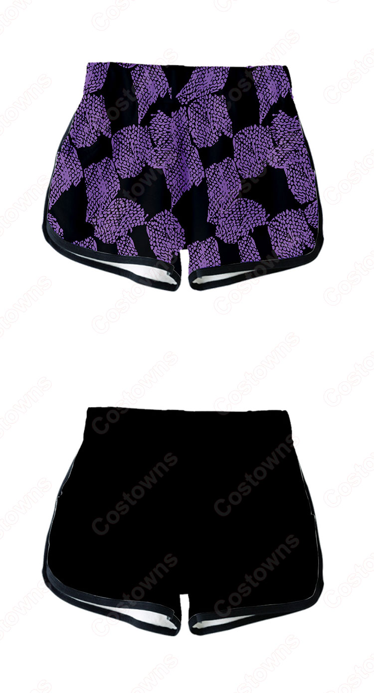 『鬼滅の刃』短パン ユニフォーム カジュアル服 夏服 アニメ プリント 短パン カジュアルスポーツ 半ズボン 子供服 日常服 男女兼用-5