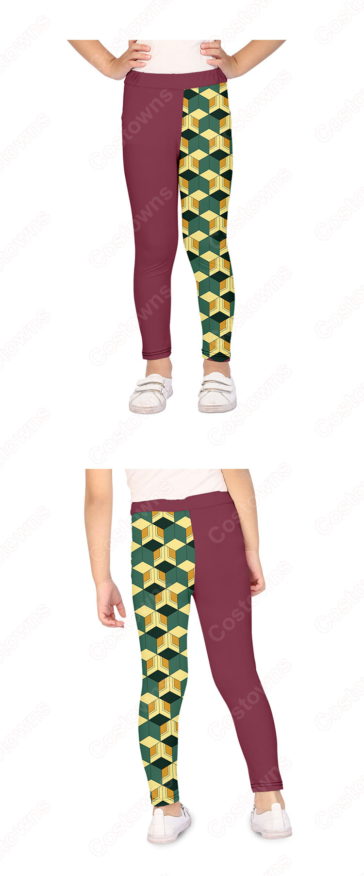 『鬼滅の刃』ズボン 夏服 アニメ グッズ カジュアルスポーツ 子供服 人気のアニメ 日常服 男女兼用-4