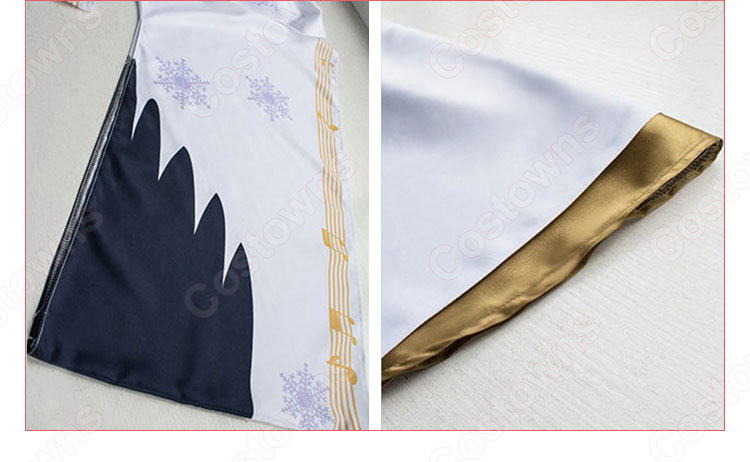 雪ミク コスプレ衣装 雪丹頂巫女 仮装 コスチューム 赤鶴と魔女 豪華 cosplay衣装 セット 通販-8