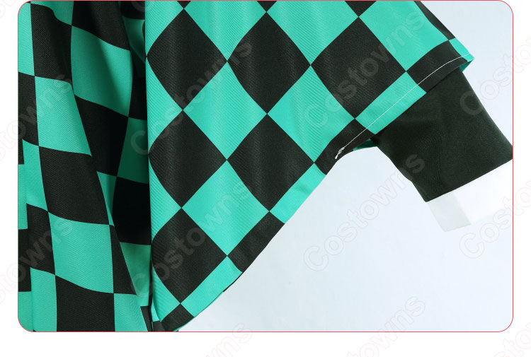 竈門 炭治郎 コスプレ衣装 鬼滅の刃 かまどたんじろう 鬼殺隊隊服 男の子 仮装 アニメ 人気キャラ 着物 変装 コスチューム セット-4