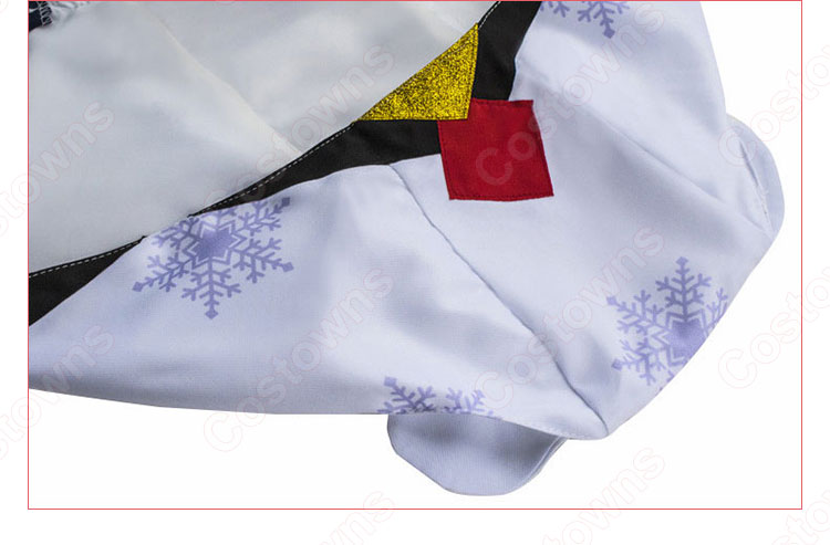 雪ミク コスプレ衣装 雪丹頂巫女 仮装 コスチューム 赤鶴と魔女 豪華 cosplay衣装 セット 通販-7