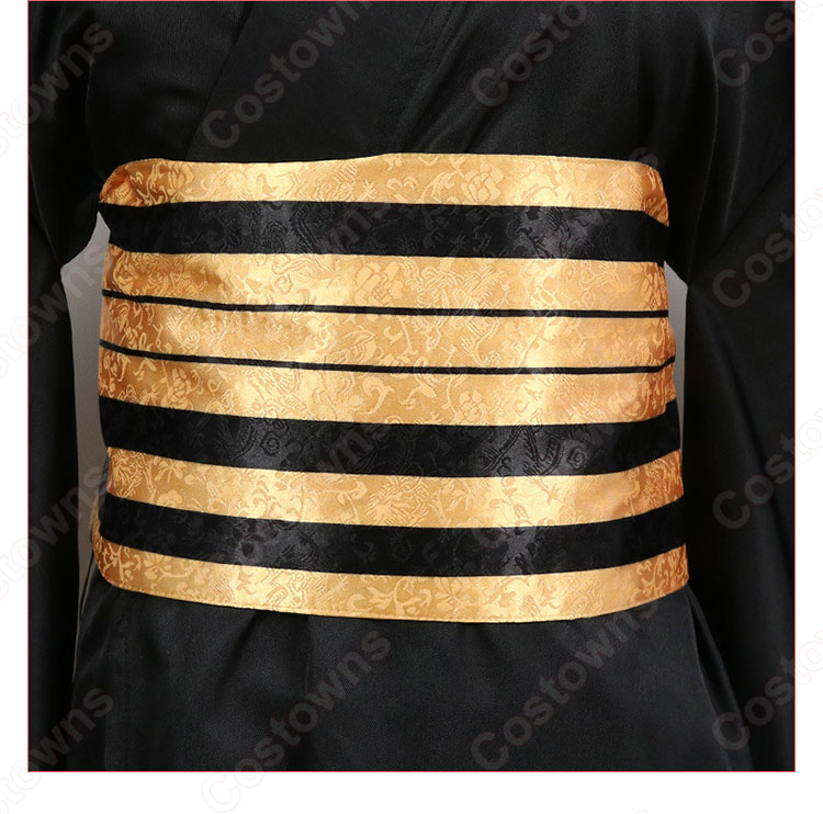 鳴女（なきめ）コスプレ衣装 鬼滅の刃 琵琶女 着物 人気 アニメ 変装 ステージ服 コスチューム セット-7