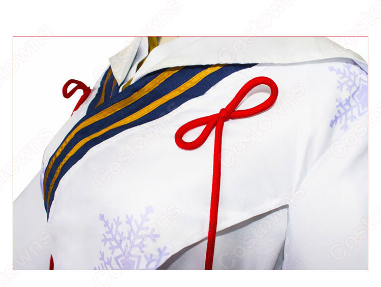 雪ミク コスプレ衣装 雪丹頂巫女 仮装 コスチューム 赤鶴と魔女 豪華 cosplay衣装 セット 通販-6