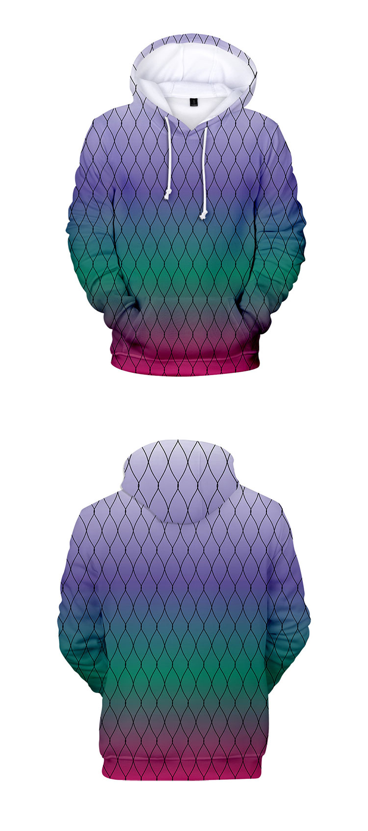 『鬼滅の刃』グッズ パーカー フード付き カジュアル スウェット アニメ 3Dプリント 長袖 プルオーバー 大人気 個性 冬服 おしゃれ イベント 衣装 男女兼用-10