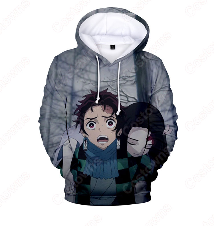 『鬼滅の刃』グッズ パーカー フード付き カジュアル スウェット アニメ 3Dプリント 長袖 プルオーバー 大人気 個性 冬服 暖かい かわいいトップス おしゃれ イベント 衣装 男女兼用-20